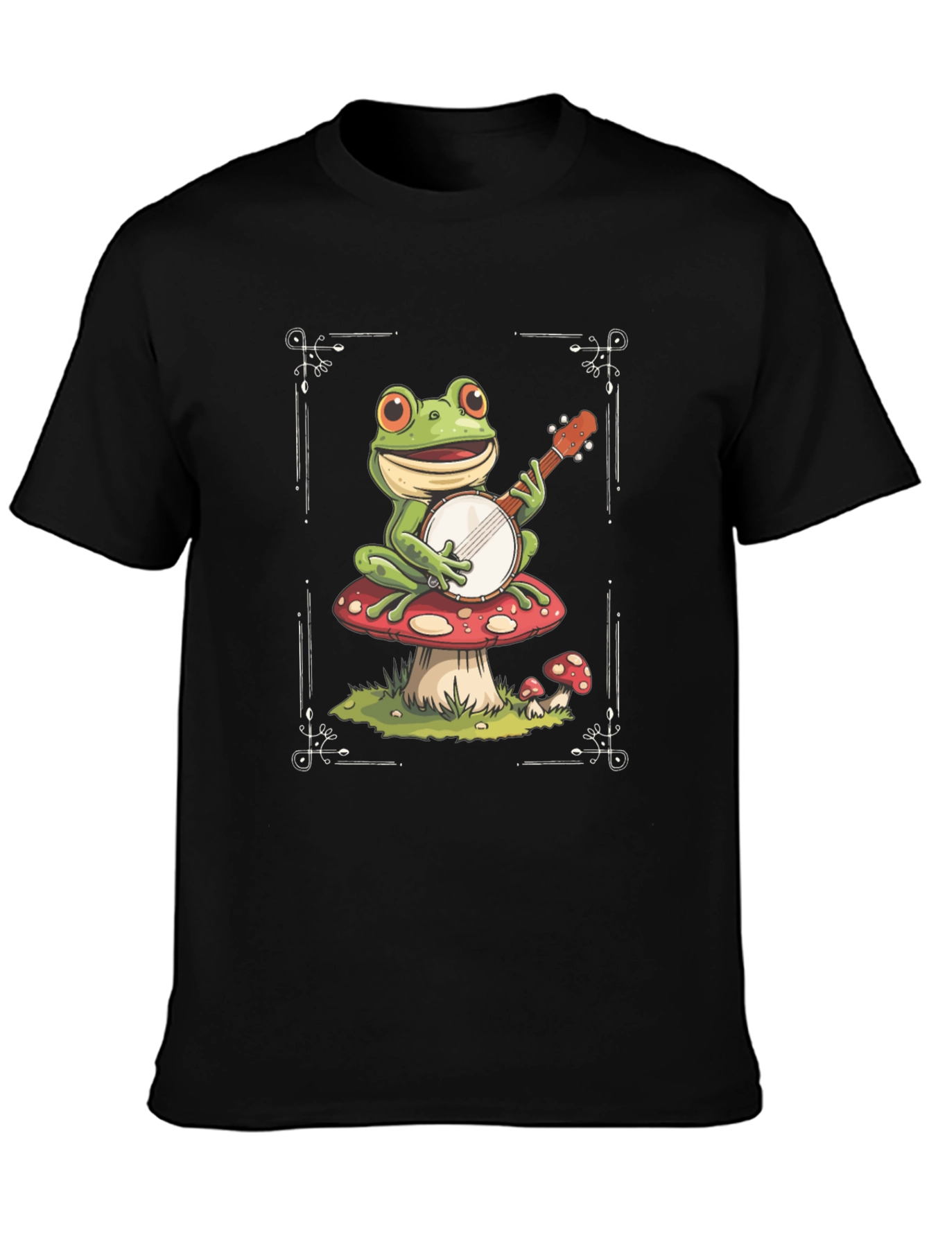 Frog on Mushroom T-Shirt