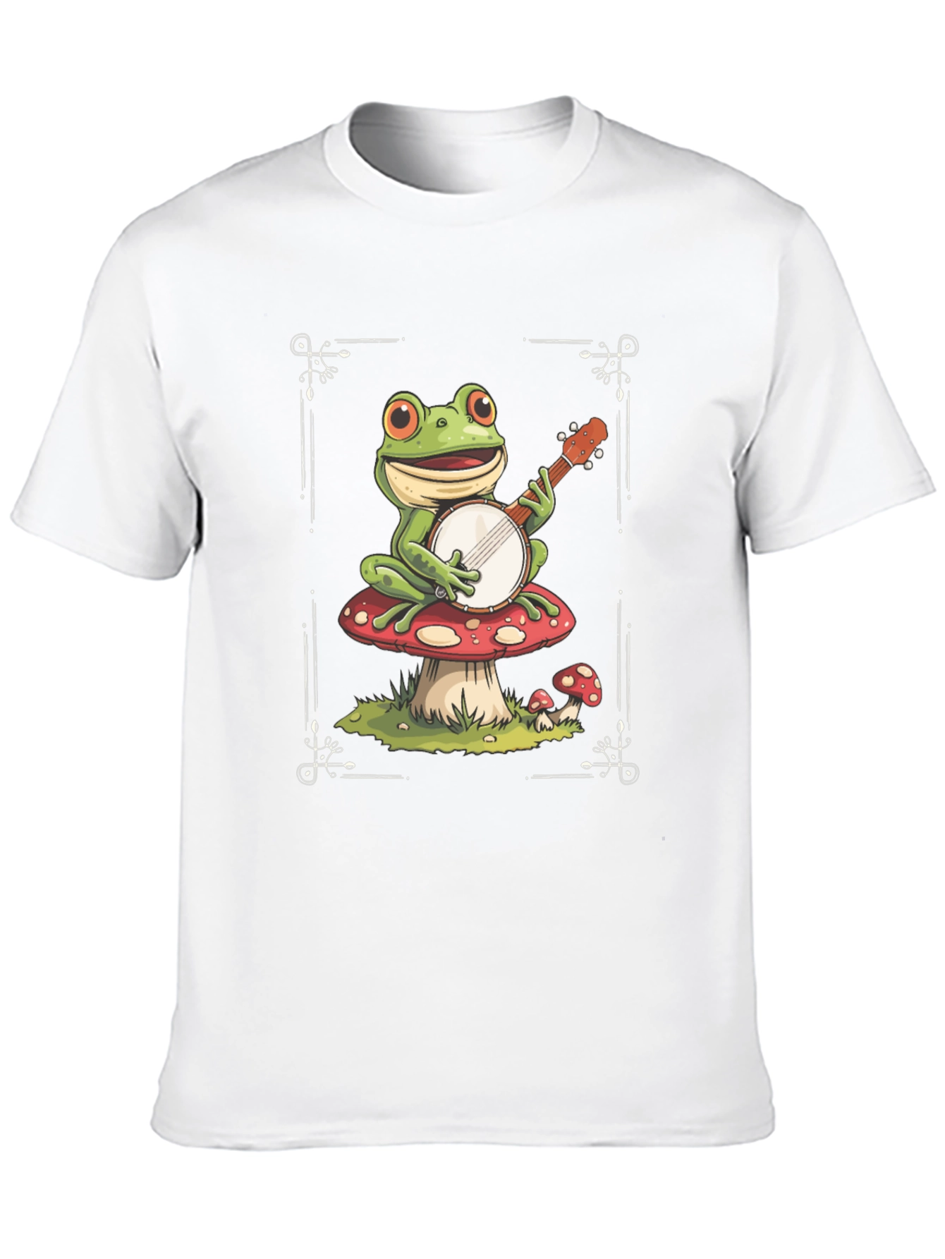 Frog on Mushroom T-Shirt