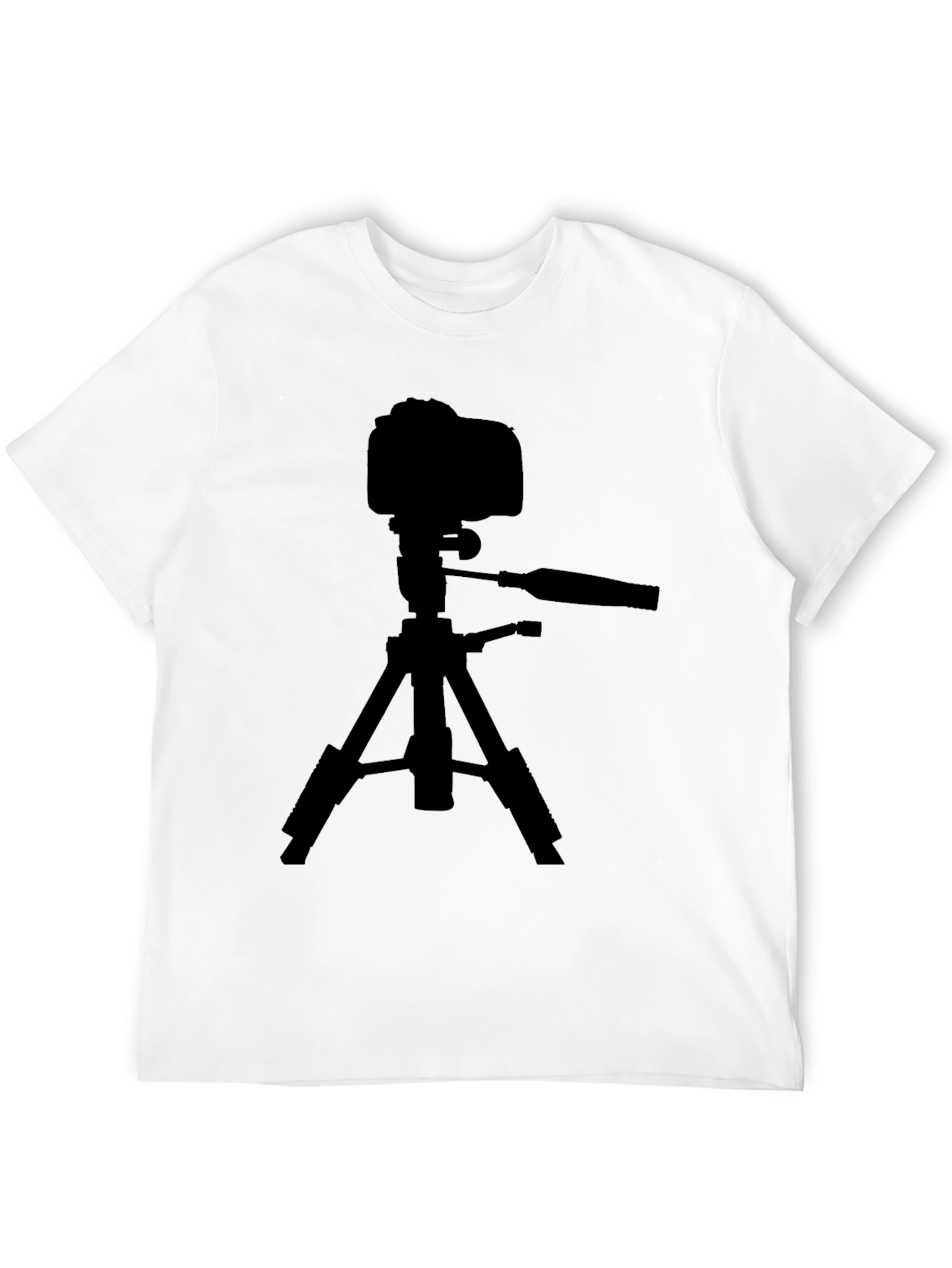 Camera on Tripod Graphic Tee - Photography Lover Shirt