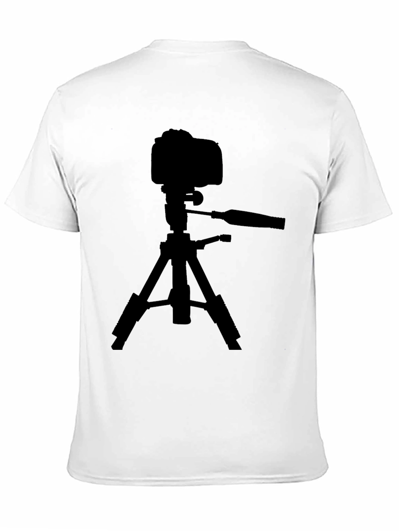 Camera on Tripod Graphic Tee - Photography Lover Shirt