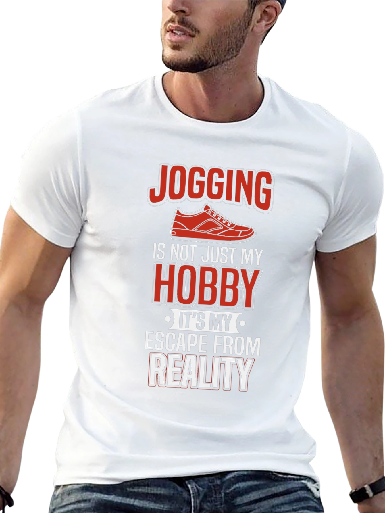 Jogging Hobby T-Shirt - Escape from Reality