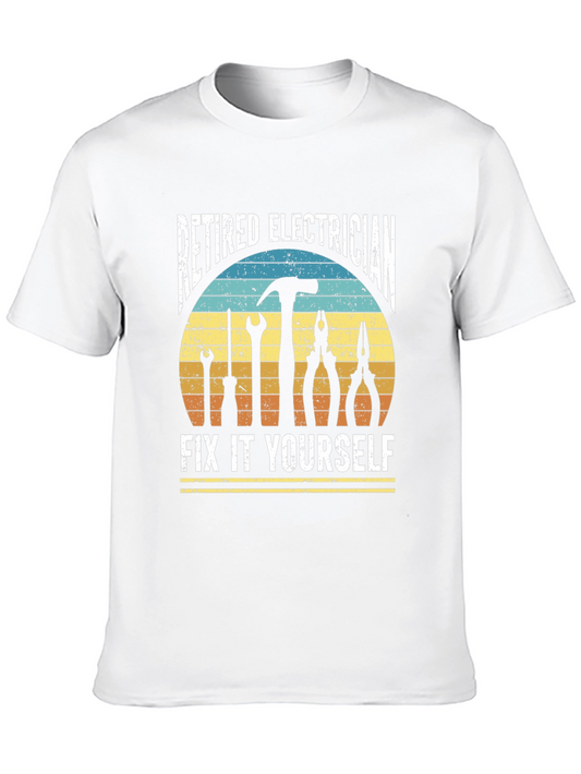 Retired Electrician Fix It Yourself T-Shirt