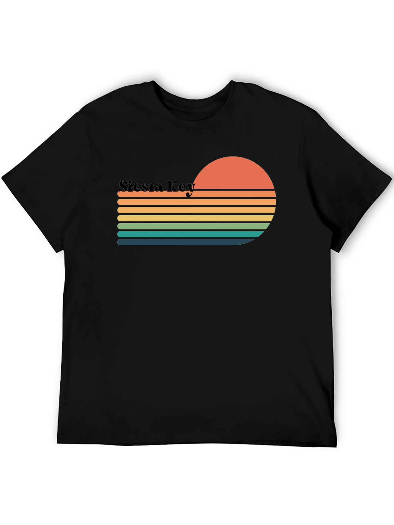 Siesta Key Retro Sunset T-Shirt