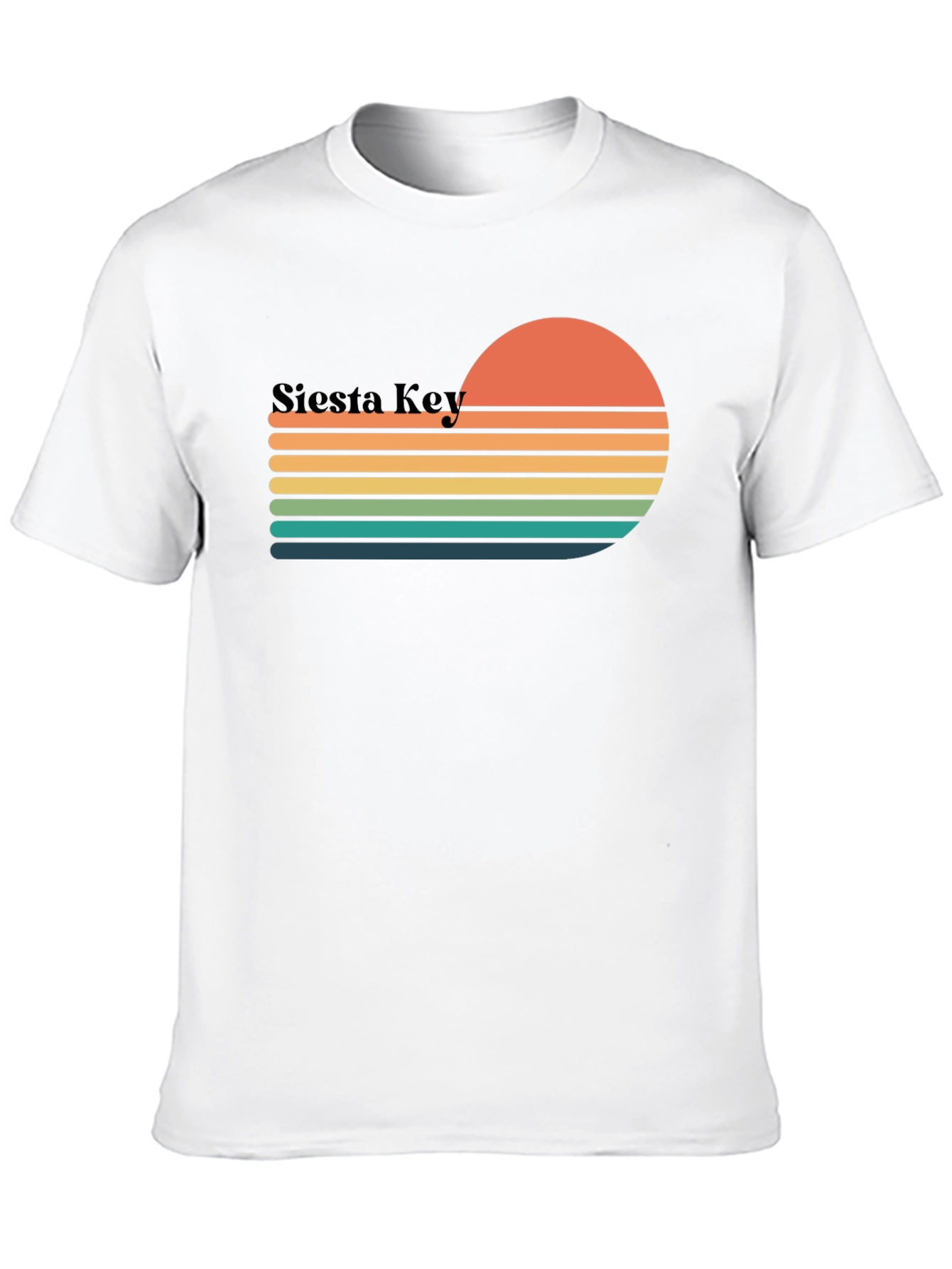 Siesta Key Retro Sunset T-Shirt
