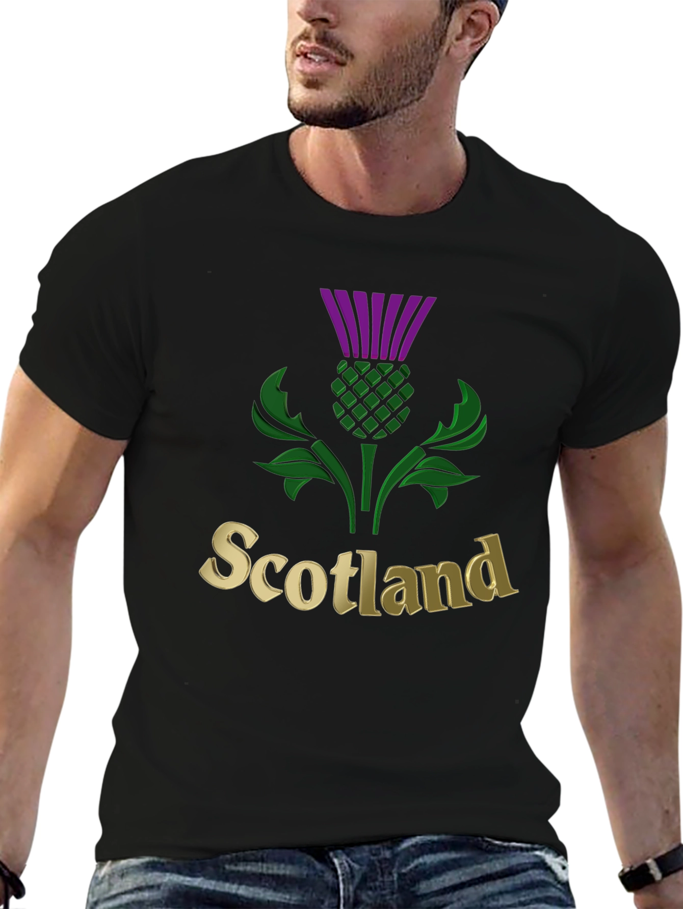 Scotland Thistle Graphic T-Shirt - Unique Design
