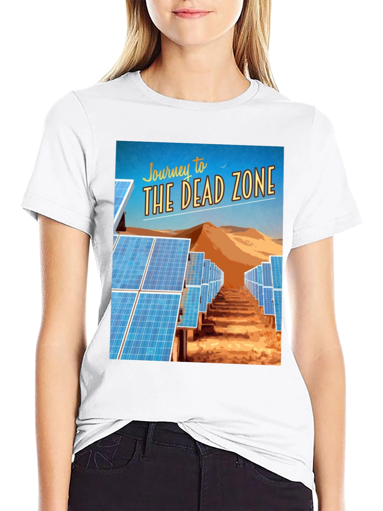 Journey to the Dead Zone Solar Panel Graphic Tee
