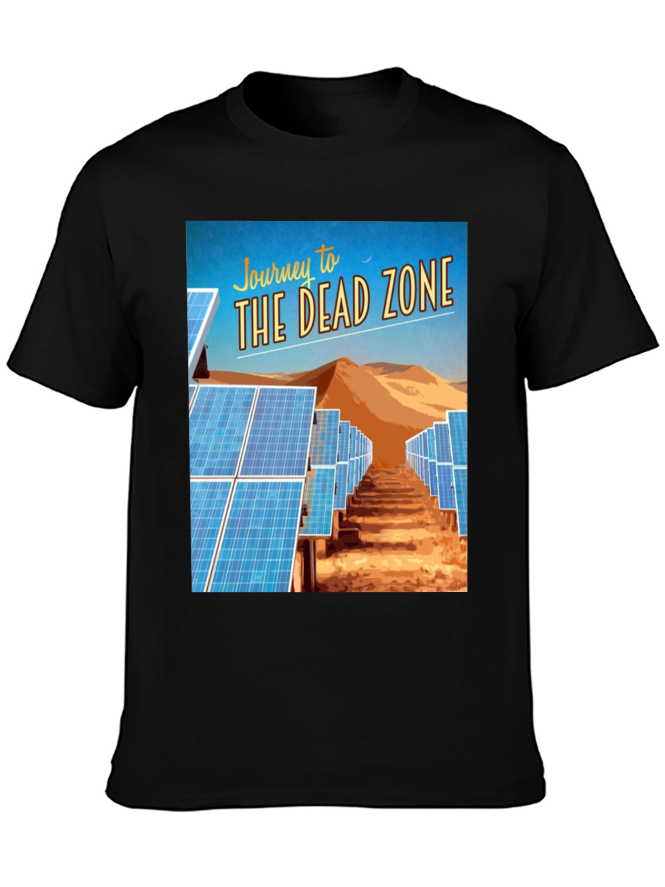Journey to the Dead Zone Solar Panel Graphic Tee