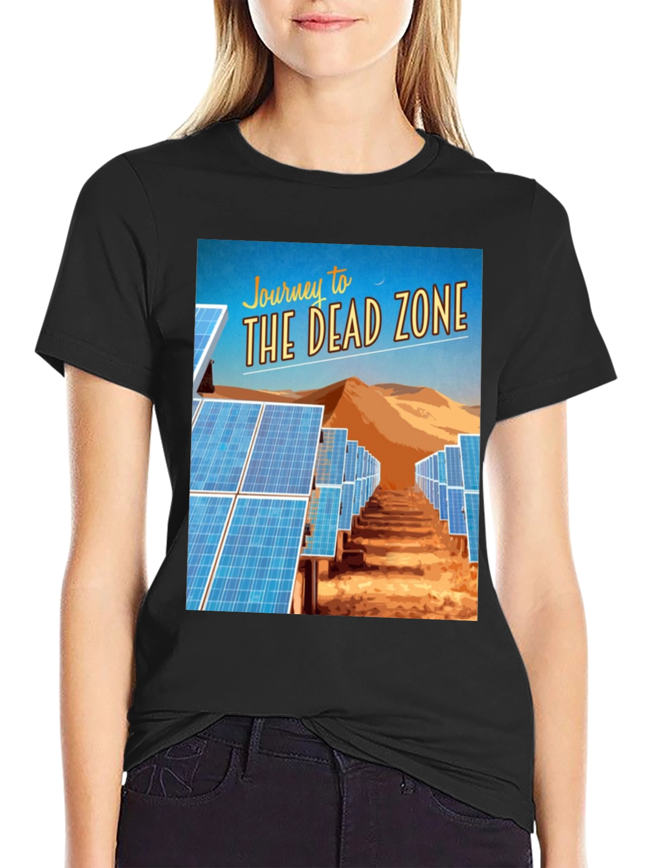 Journey to the Dead Zone Solar Panel Graphic Tee