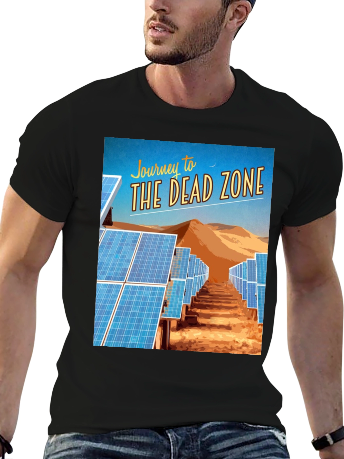 Journey to the Dead Zone Solar Panel Graphic Tee