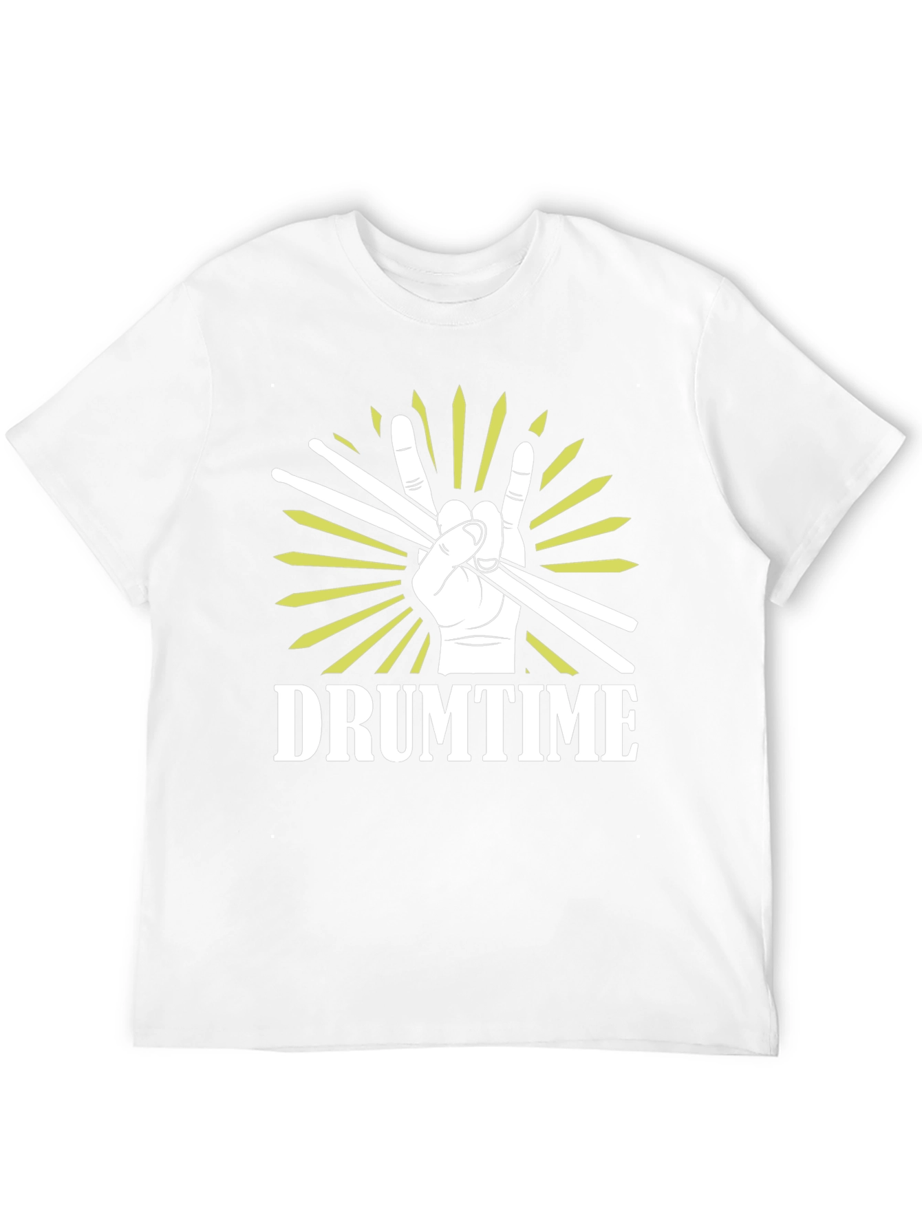 Drumtime Graphic Tee - Rock On Drummer T-Shirt