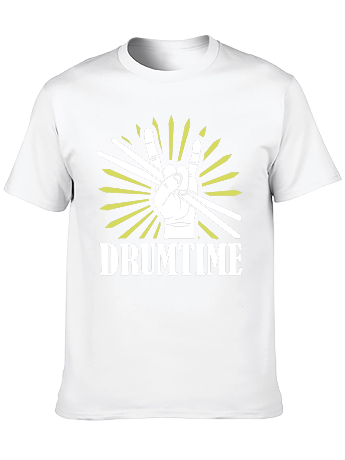 Drumtime Graphic Tee - Rock On Drummer T-Shirt