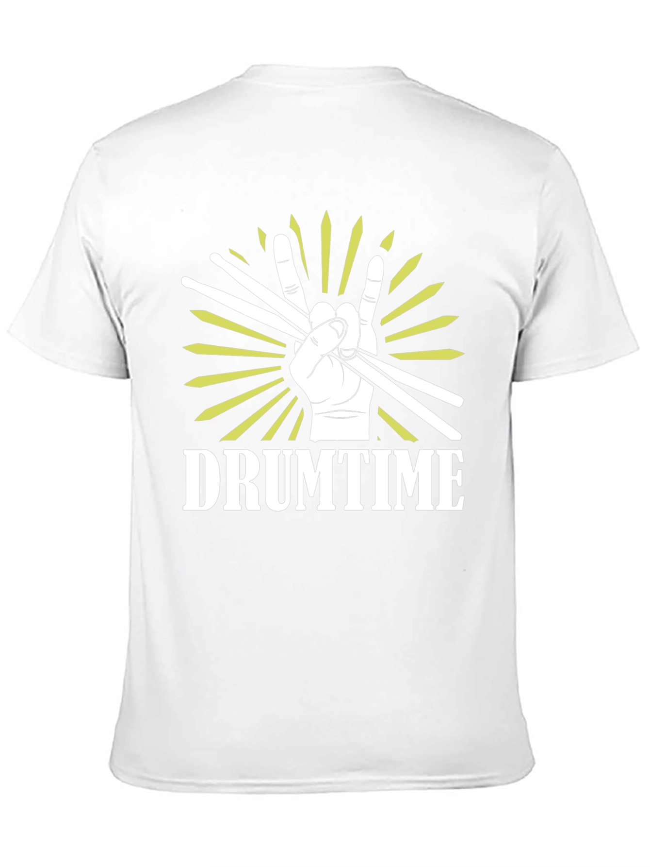 Drumtime Graphic Tee - Rock On Drummer T-Shirt