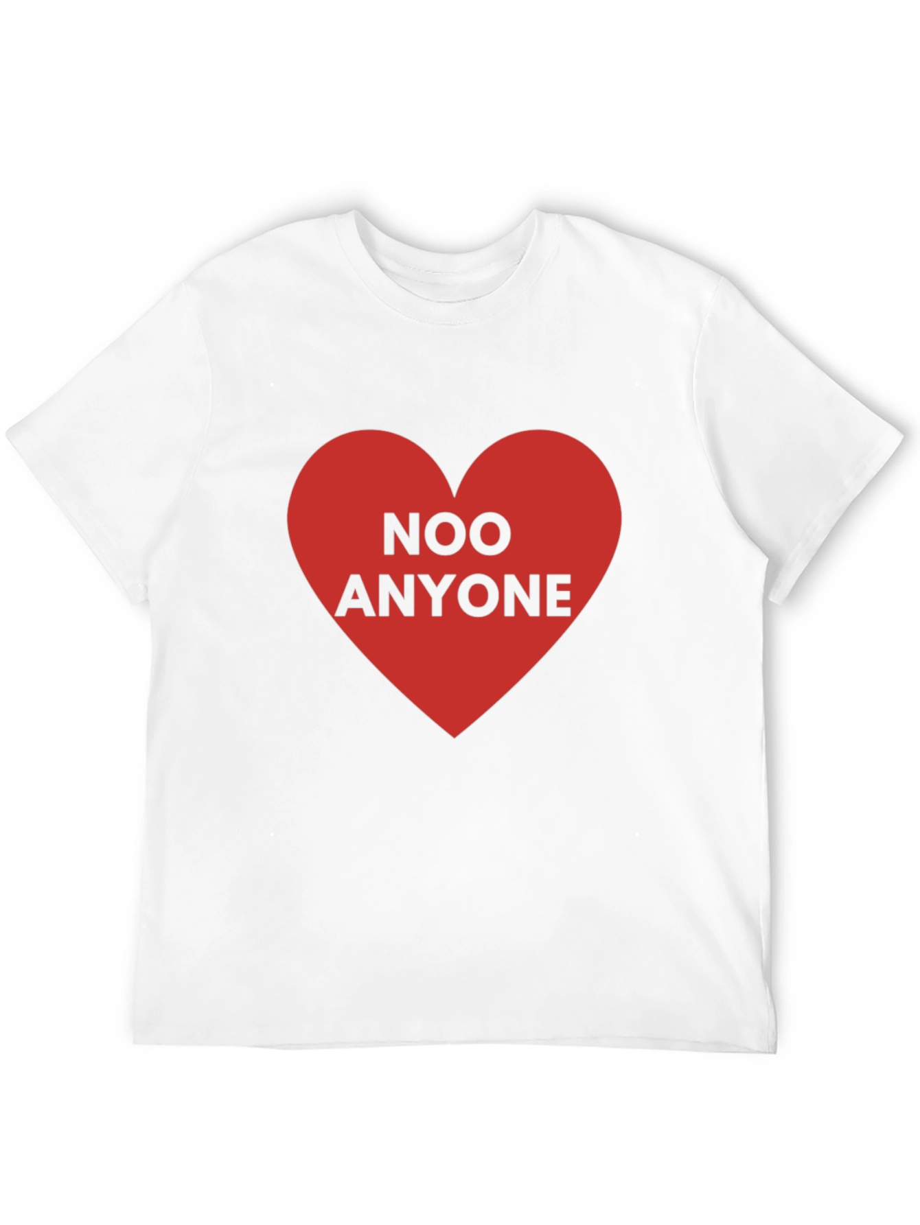No One Heart Graphic T-Shirt - Black Cotton Tee