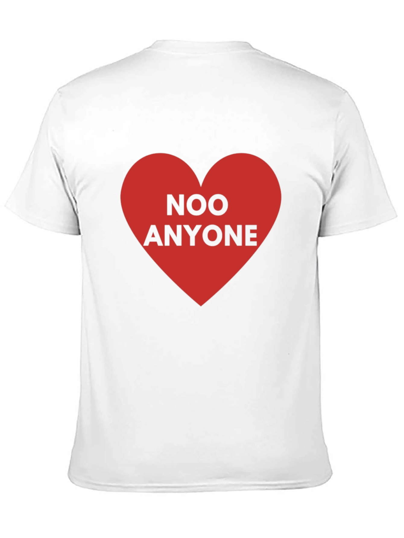 No One Heart Graphic T-Shirt - Black Cotton Tee