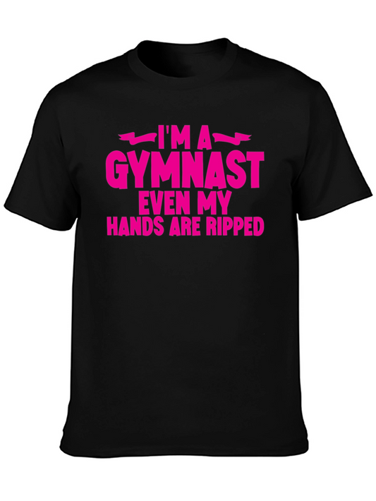 Im A Gymnast Funny Ripped Hands T-Shirt