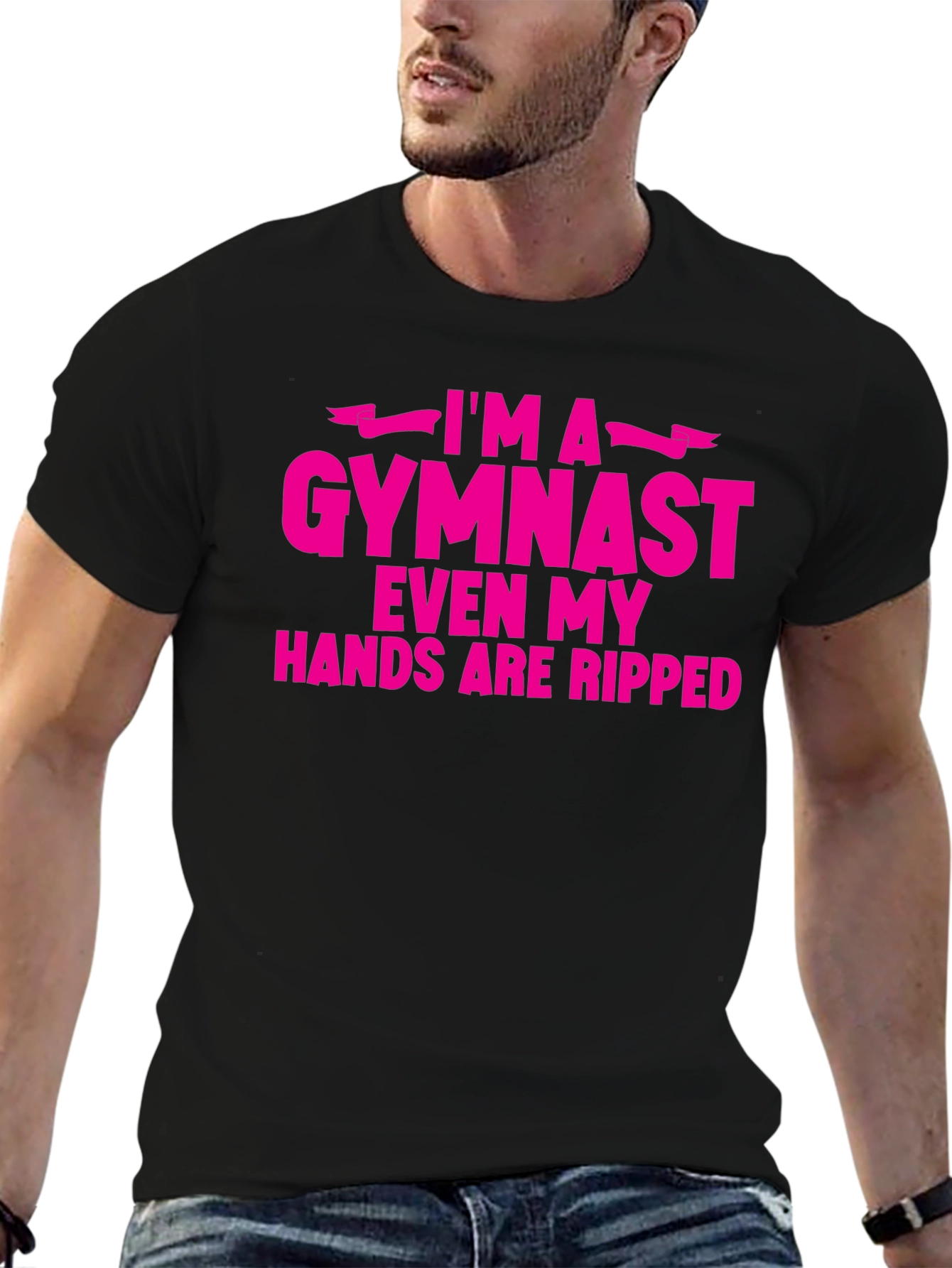 Im A Gymnast Funny Ripped Hands T-Shirt