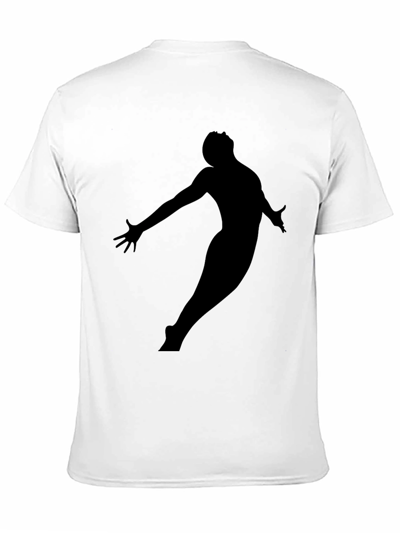 Silhouette Graphic Tee - Modern Black T-Shirt