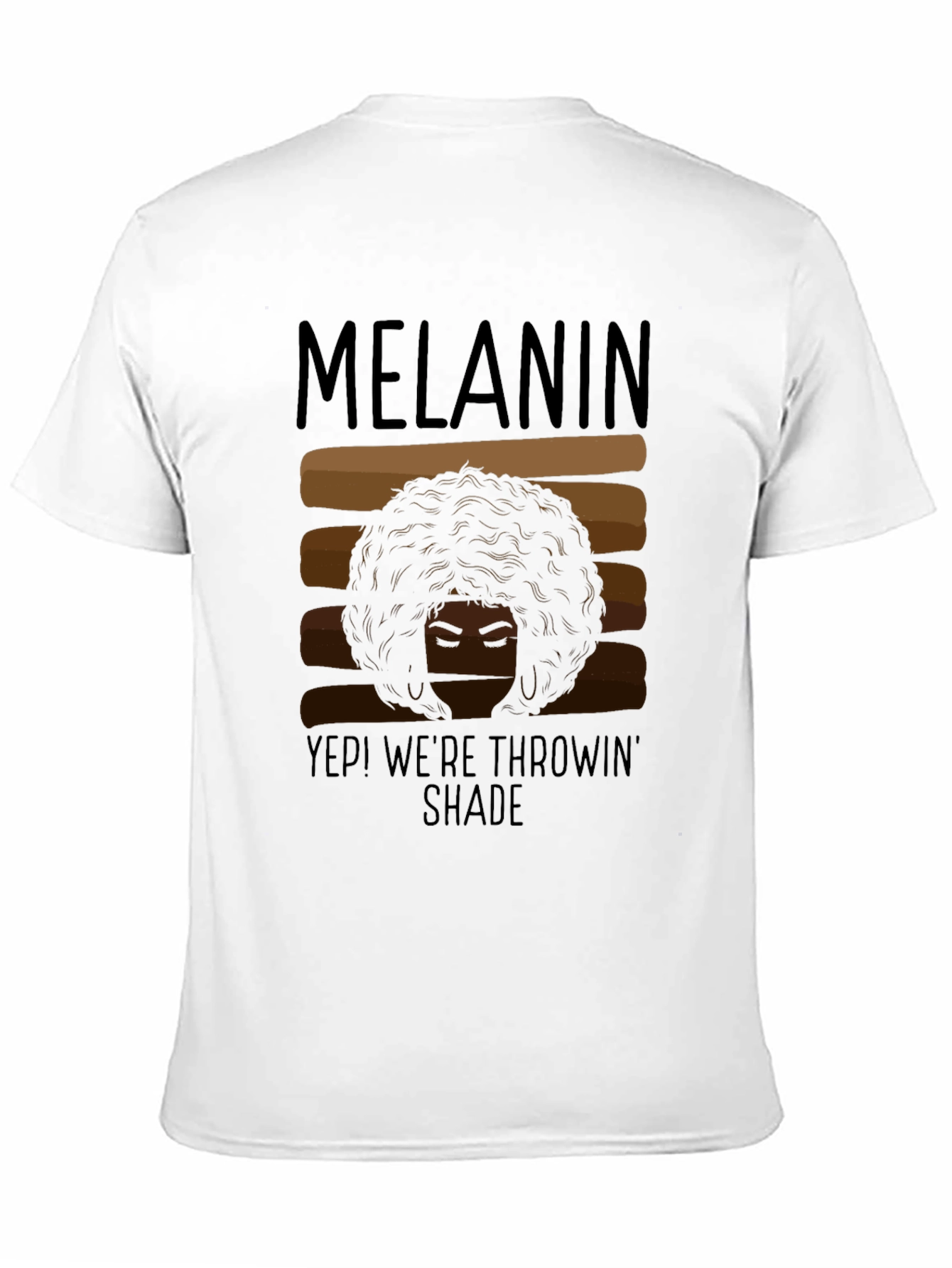 Melanin Throwin Shade Graphic T-Shirt