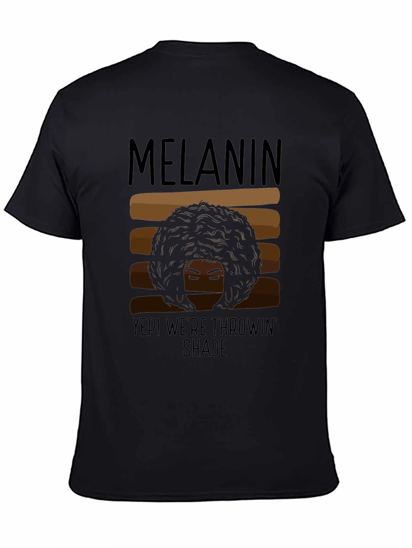 Melanin Throwin Shade Graphic T-Shirt