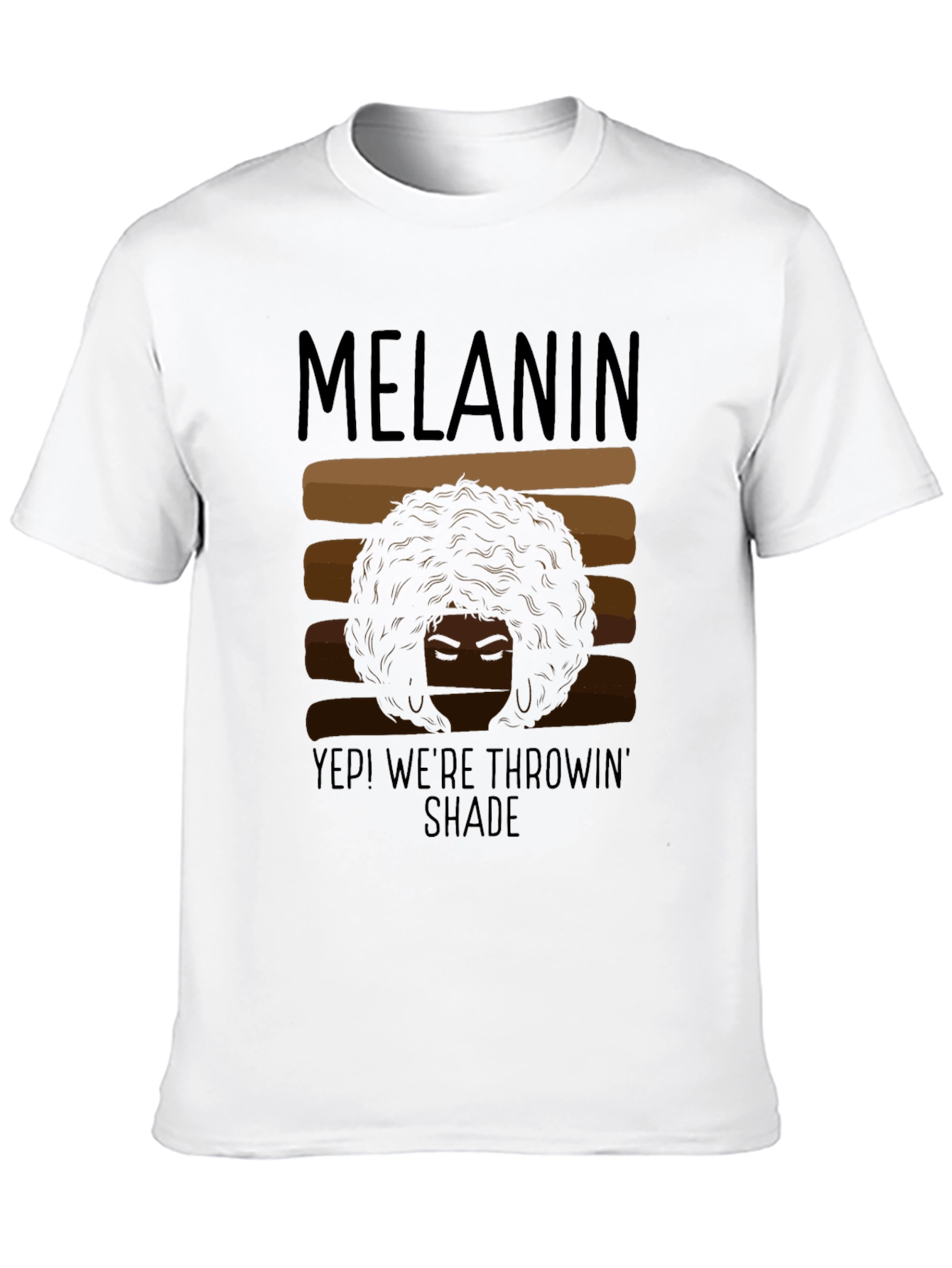 Melanin Throwin Shade Graphic T-Shirt