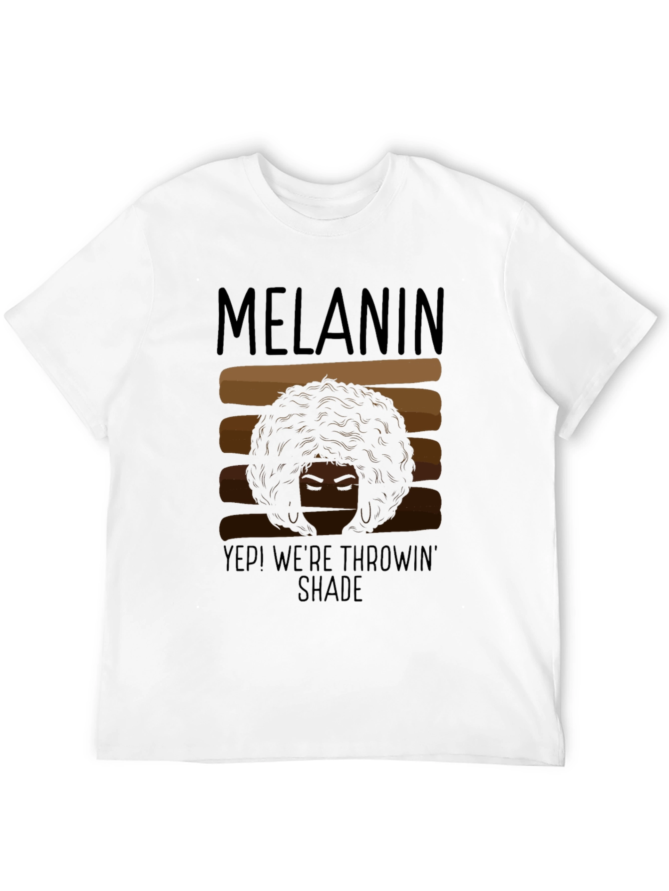 Melanin Throwin Shade Graphic T-Shirt
