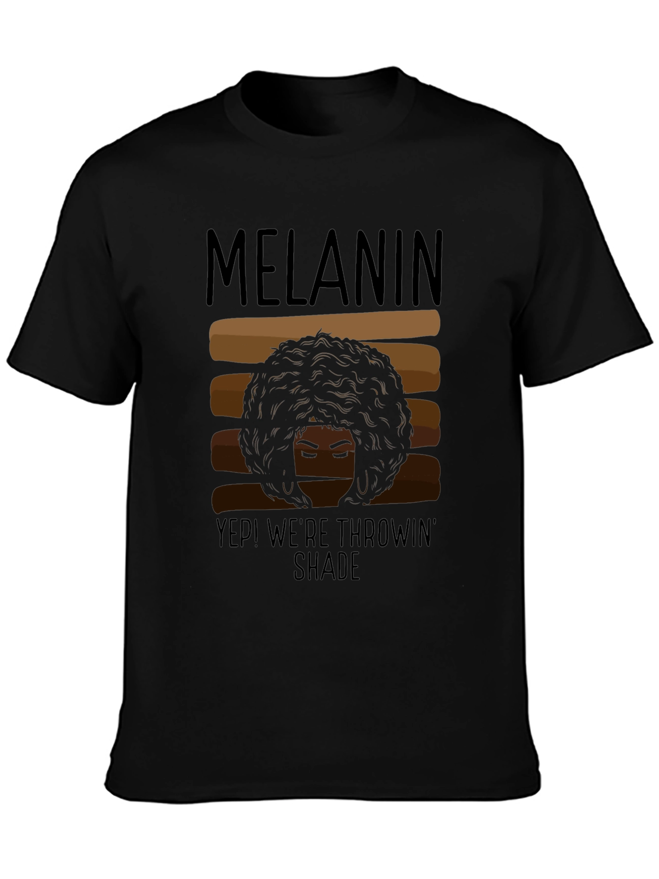Melanin Throwin Shade Graphic T-Shirt