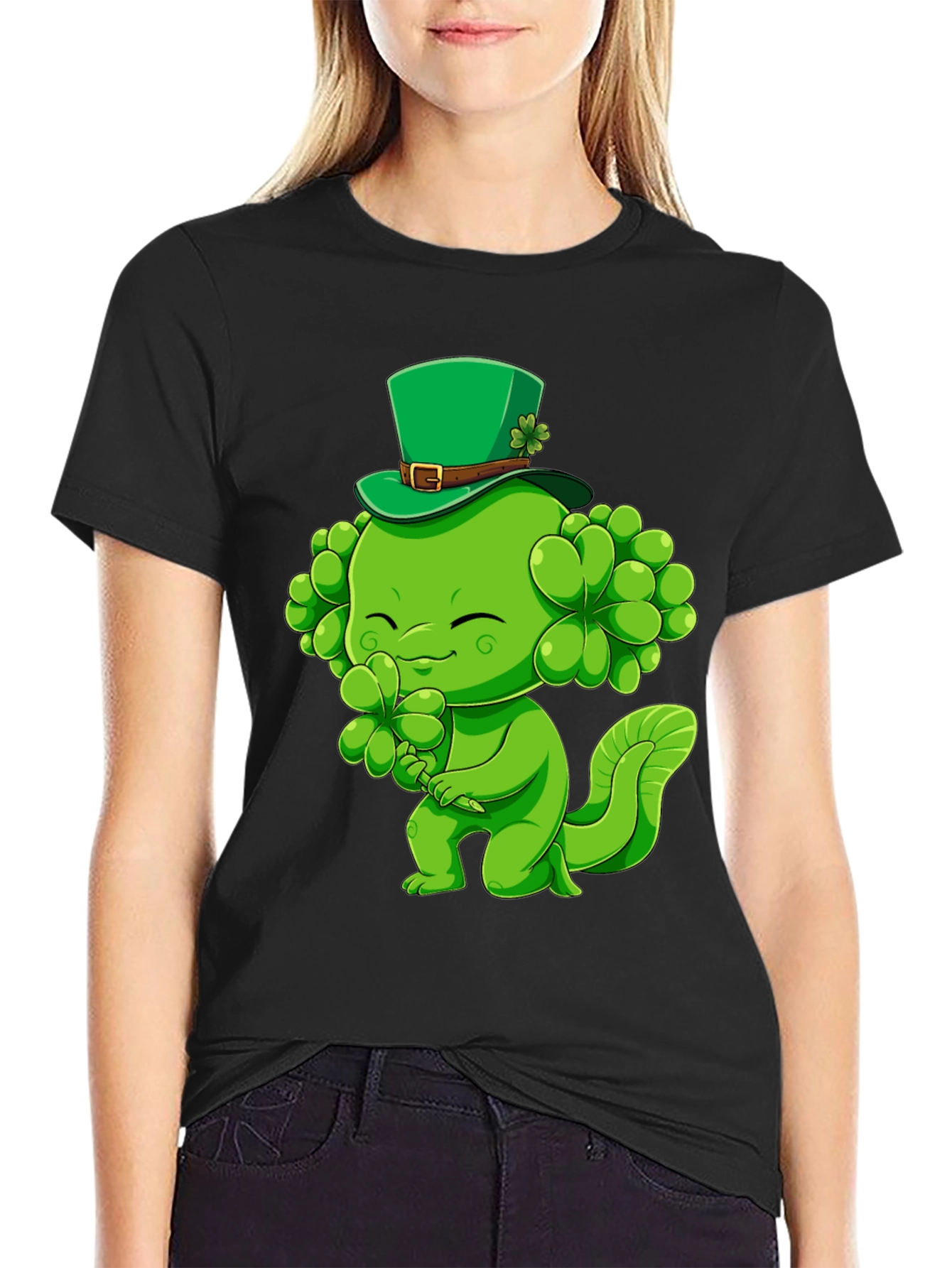 St. Patricks Day Shamrock Monster T-Shirt