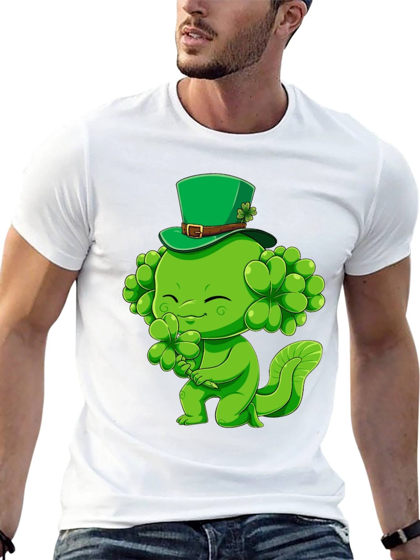 St. Patricks Day Shamrock Monster T-Shirt