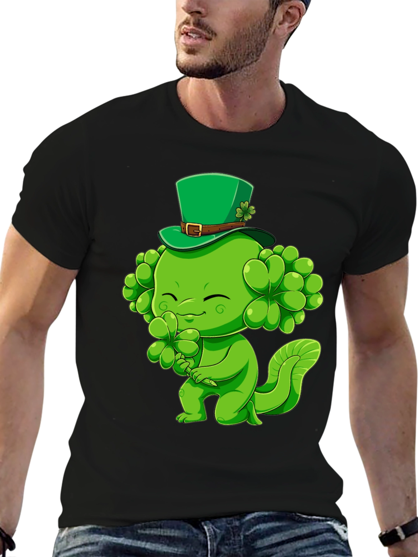 St. Patricks Day Shamrock Monster T-Shirt