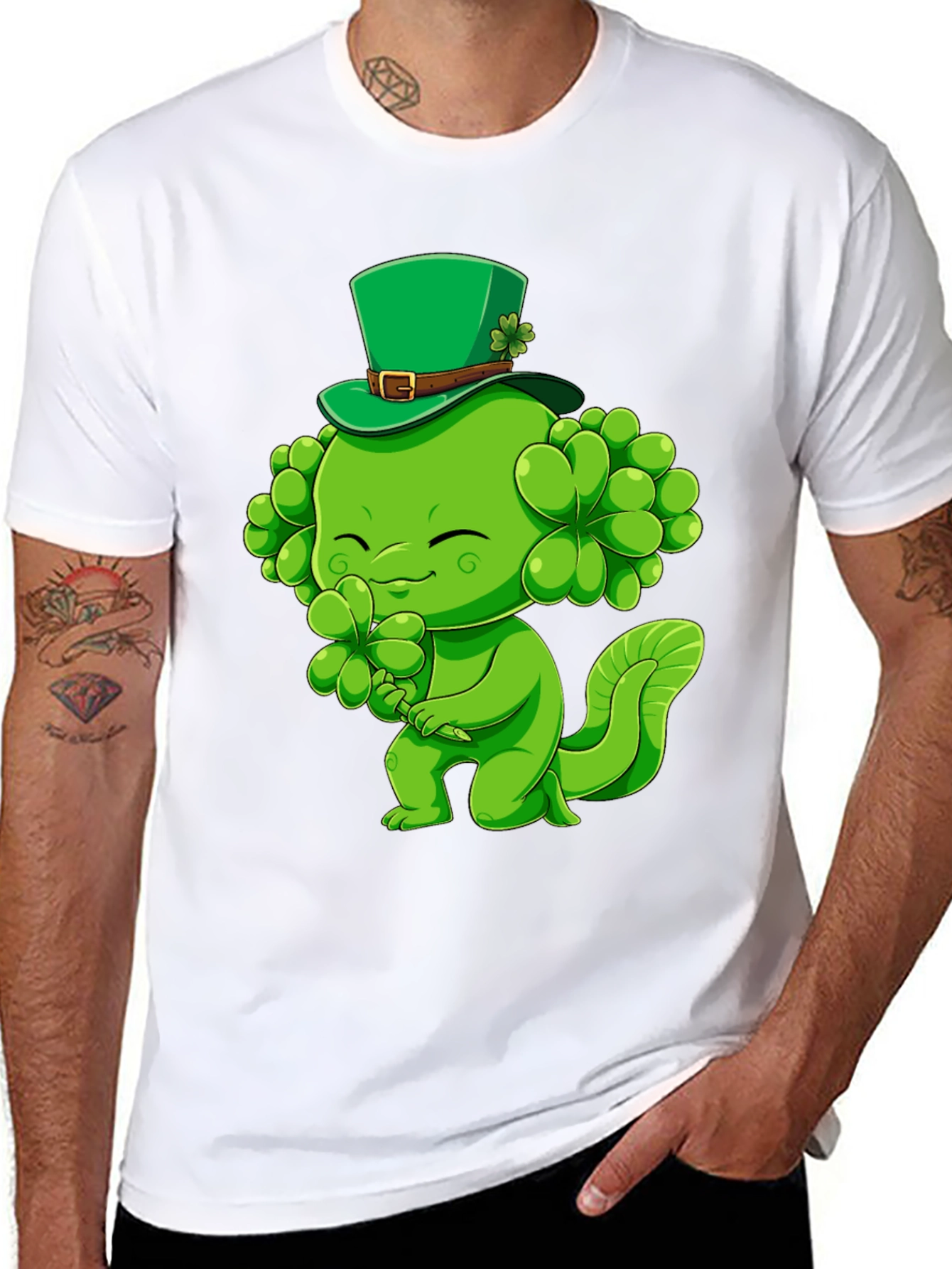 St. Patricks Day Shamrock Monster T-Shirt