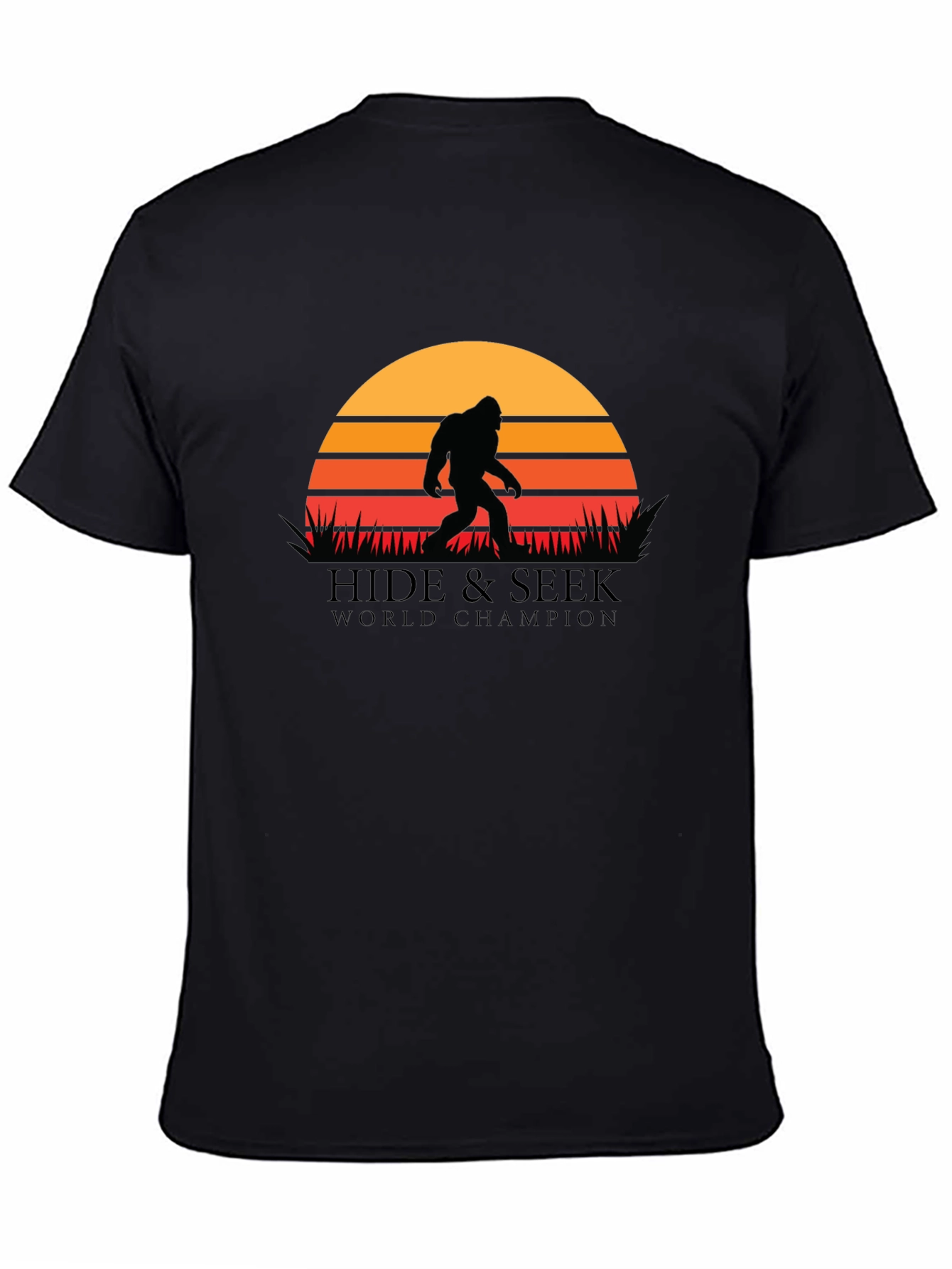 Hide & Seek World Champion Bigfoot Graphic T-Shirt