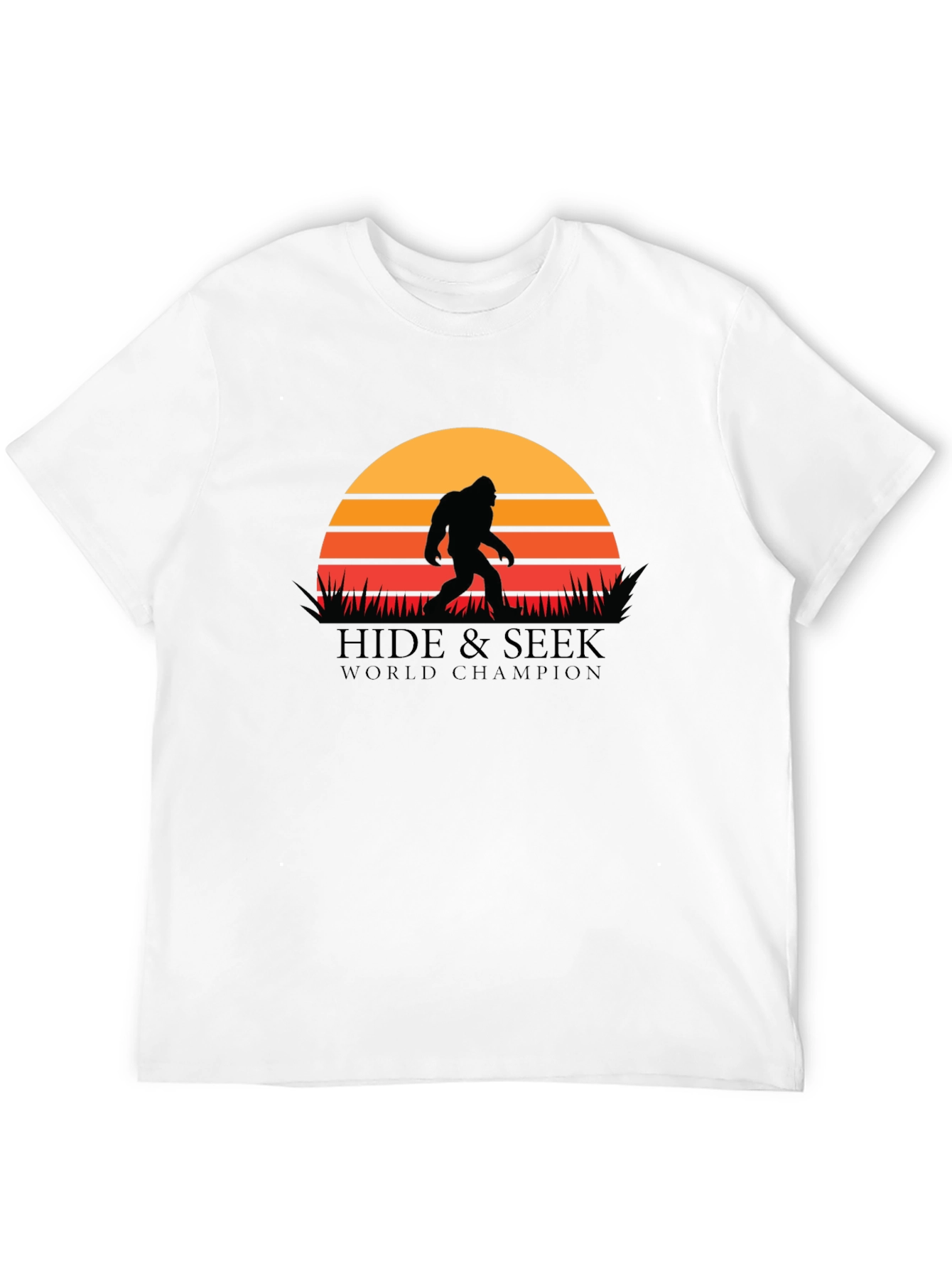 Hide & Seek World Champion Bigfoot Graphic T-Shirt