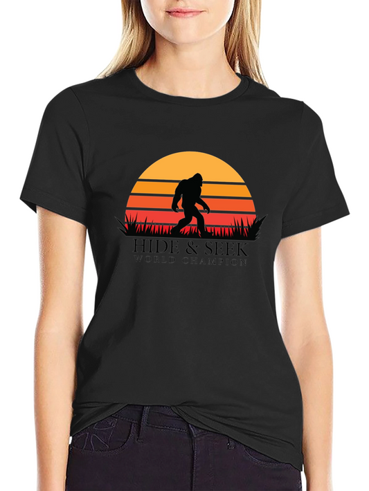Hide & Seek World Champion Bigfoot Graphic T-Shirt