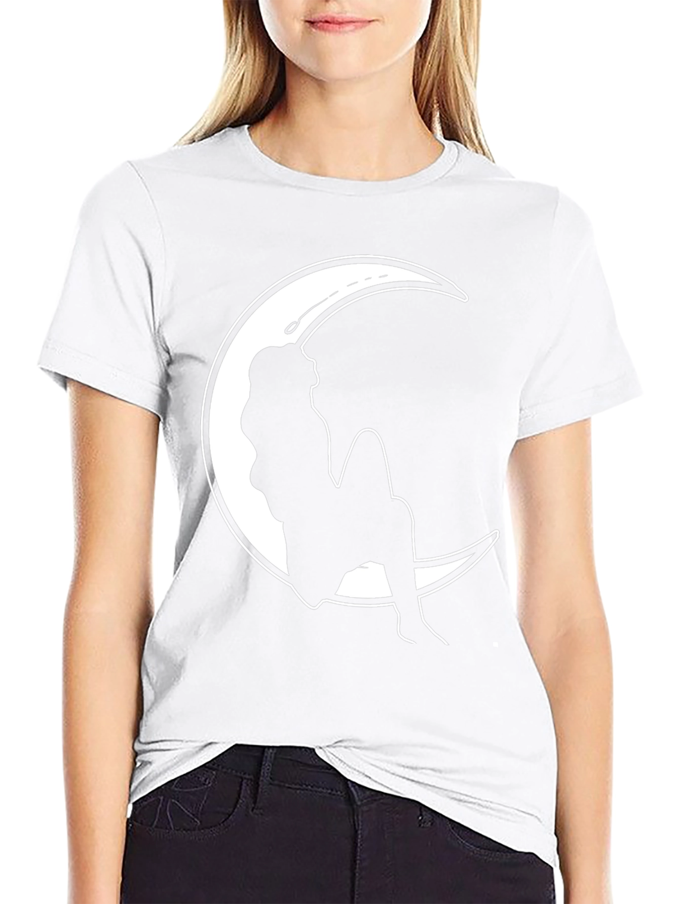 Moon Silhouette Graphic T-Shirt - Stylish & Unique