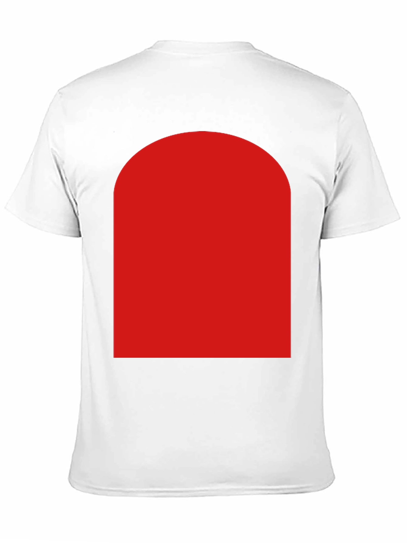 Bold Red Arch Graphic Black T-Shirt