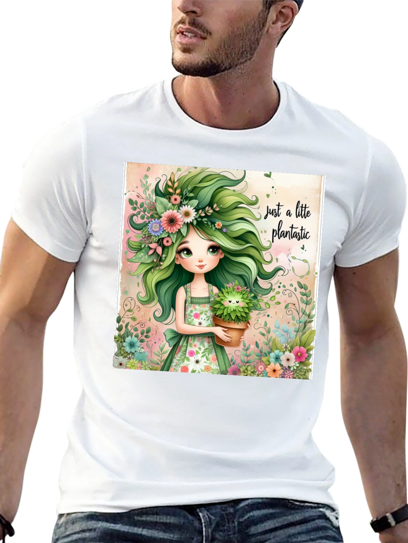 Plantastic Graphic Tee - Unique Botanical Design