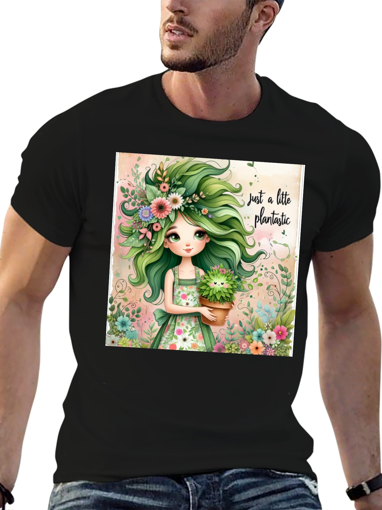 Plantastic Graphic Tee - Unique Botanical Design