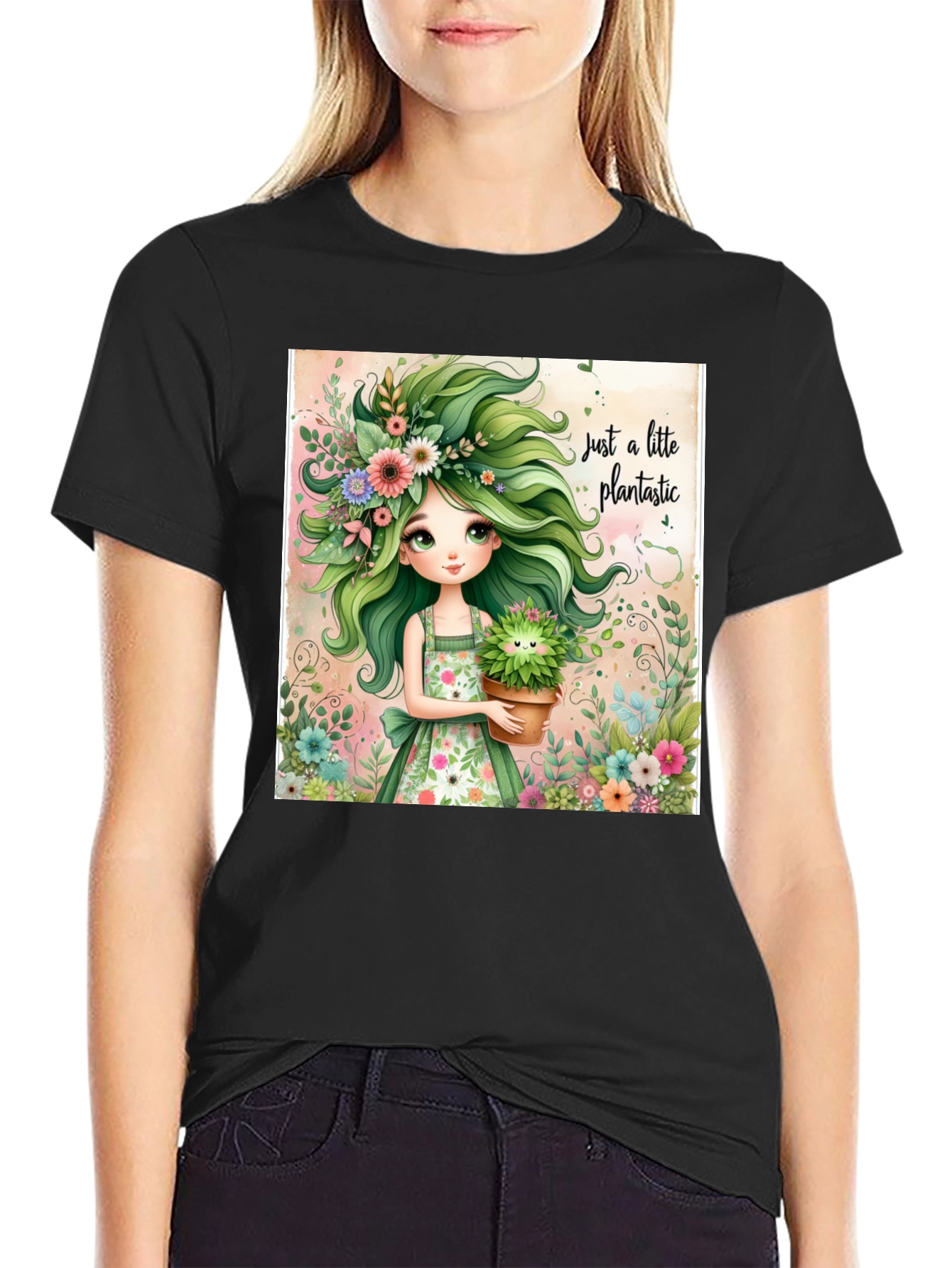 Plantastic Graphic Tee - Unique Botanical Design