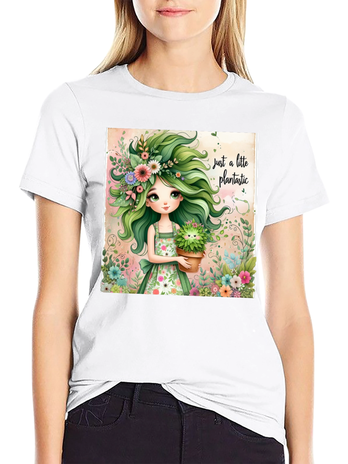 Plantastic Graphic Tee - Unique Botanical Design