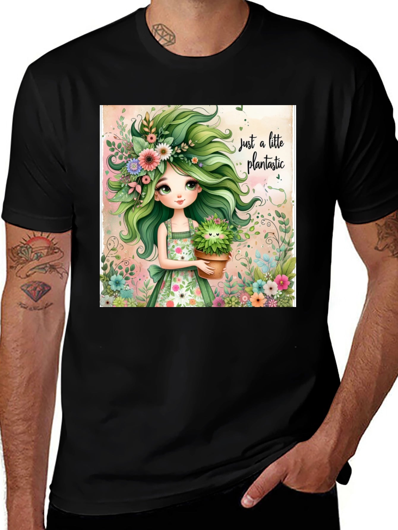 Plantastic Graphic Tee - Unique Botanical Design