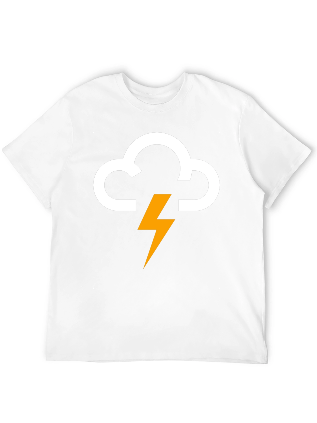 Storm Cloud Lightning Bolt Graphic Tee