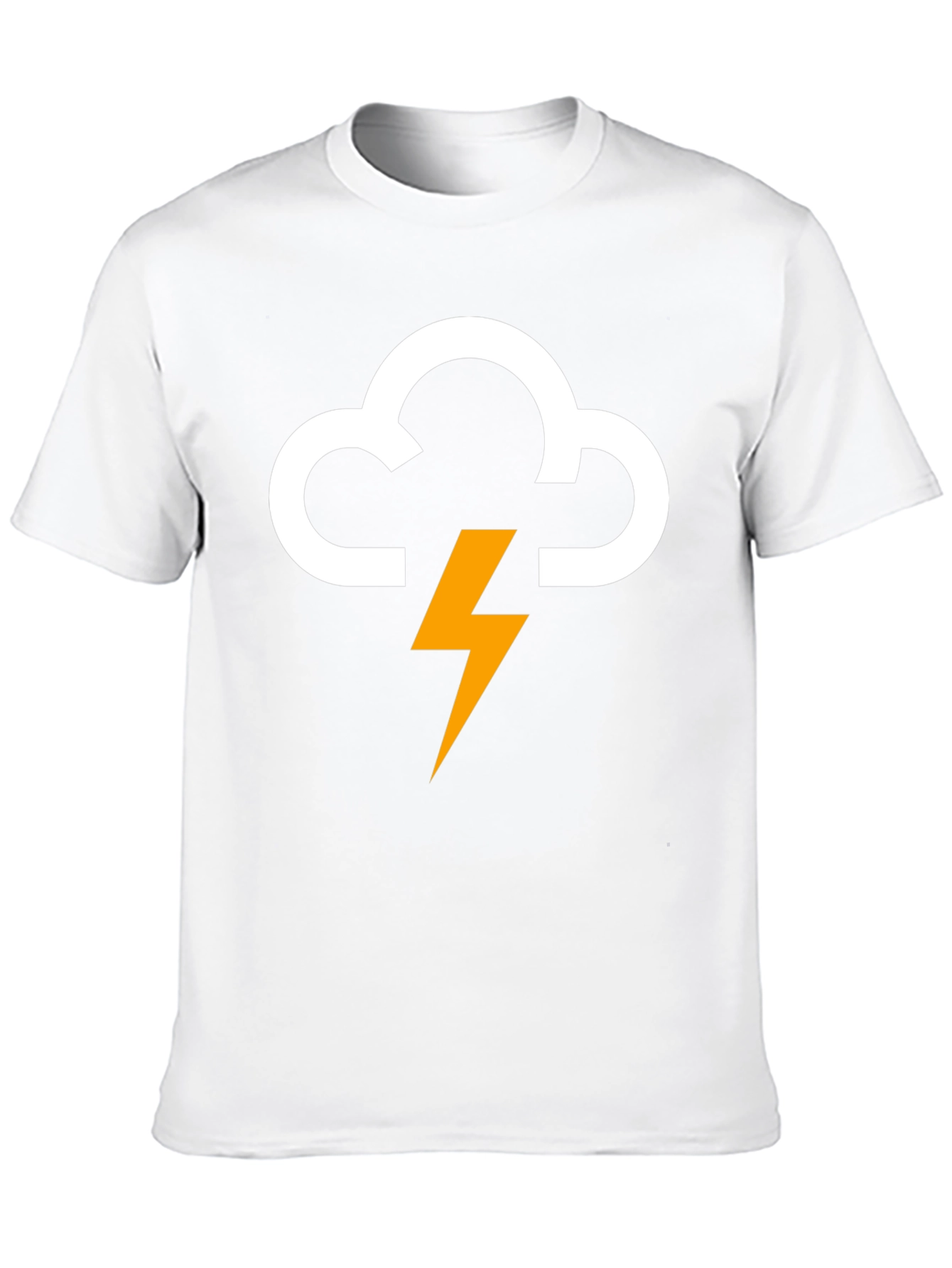 Storm Cloud Lightning Bolt Graphic Tee