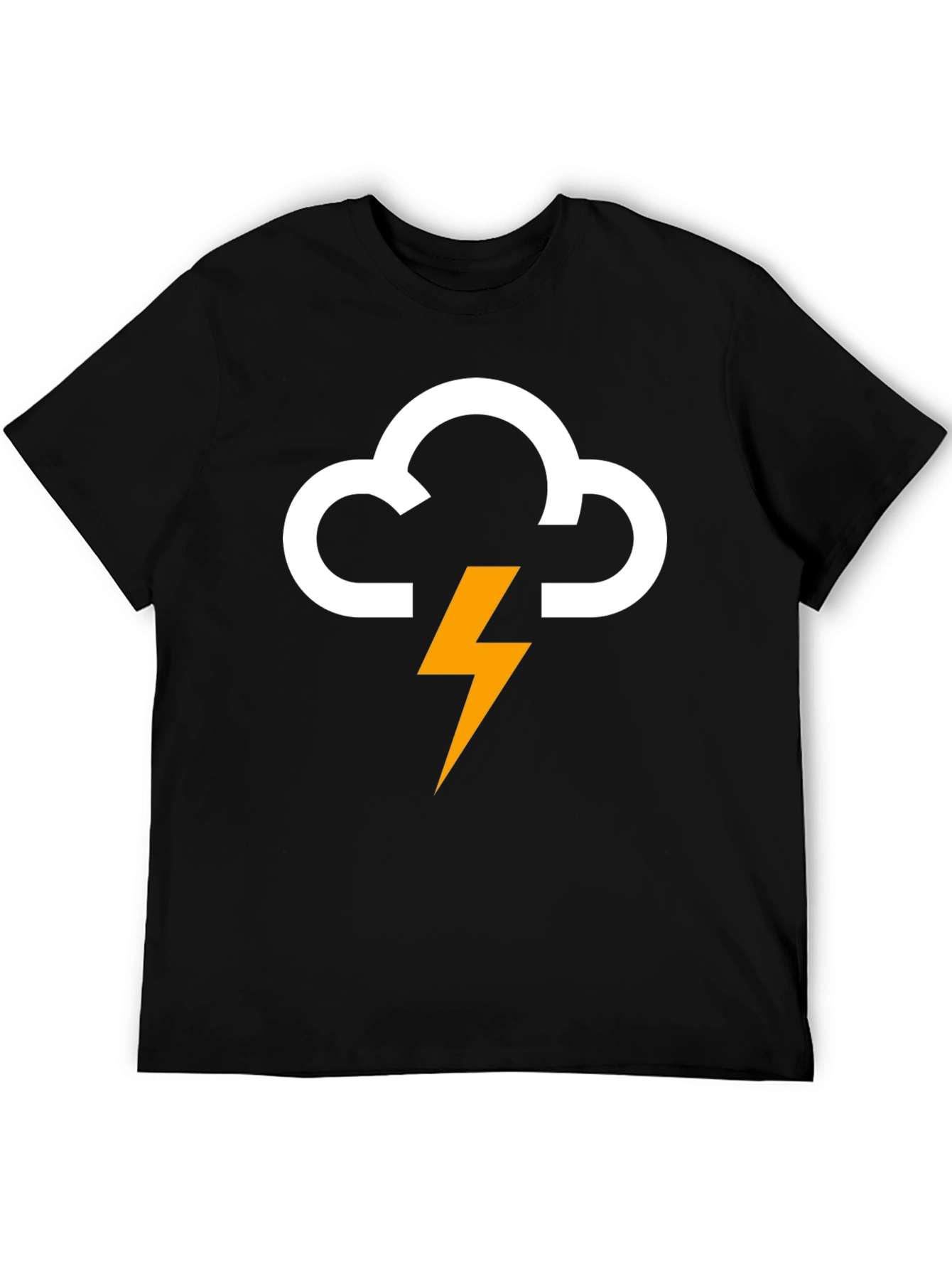 Storm Cloud Lightning Bolt Graphic Tee