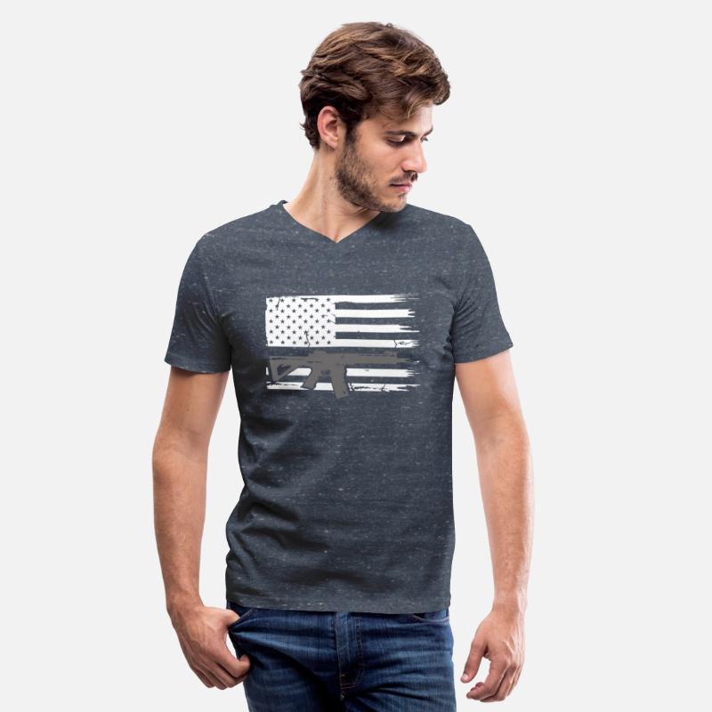Patriotic Usa Rifle Flag Second Amendment