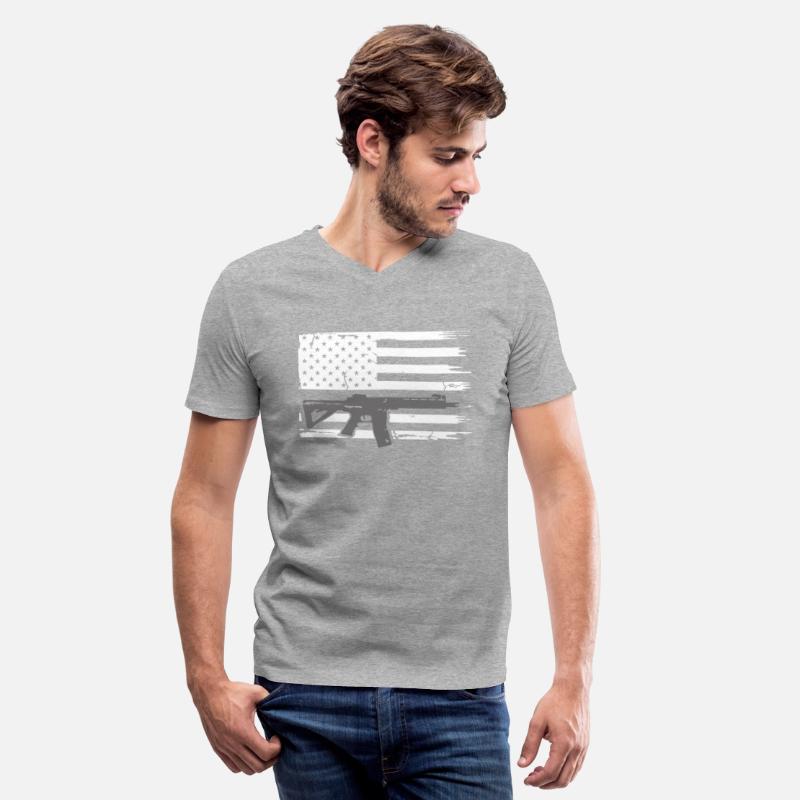 Patriotic Usa Rifle Flag Second Amendment