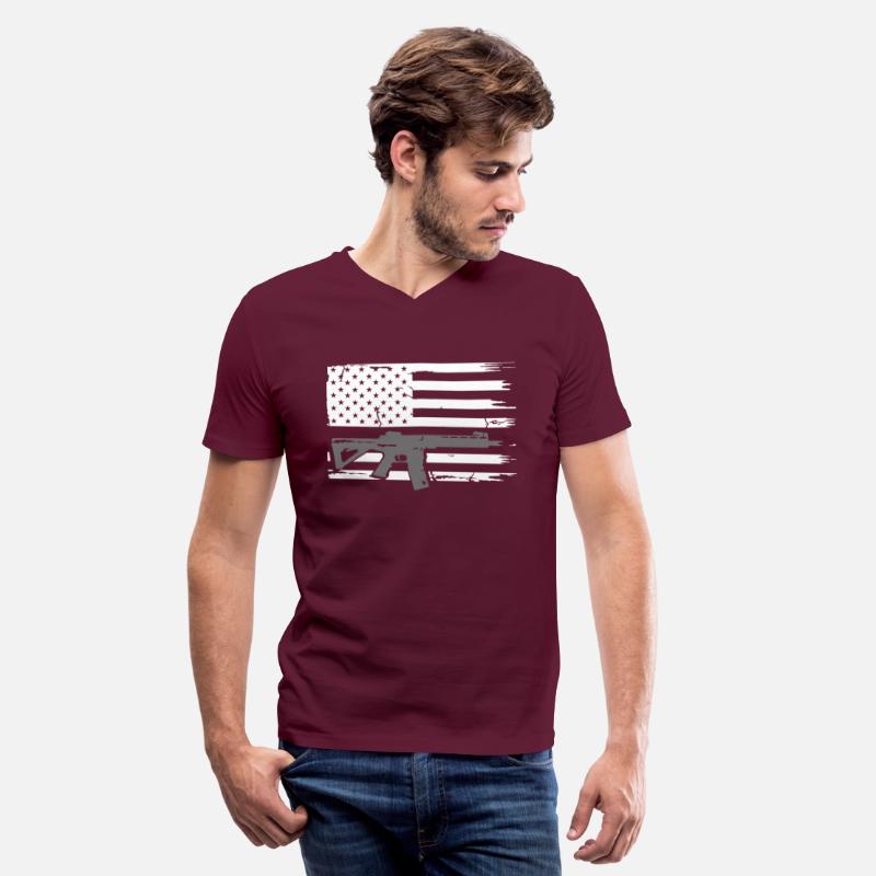Patriotic Usa Rifle Flag Second Amendment