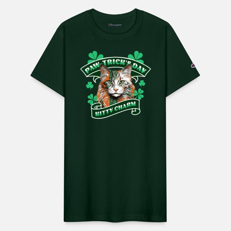 PAWTRICK'S DAY KITTY CHARM Feline Kitty Design
