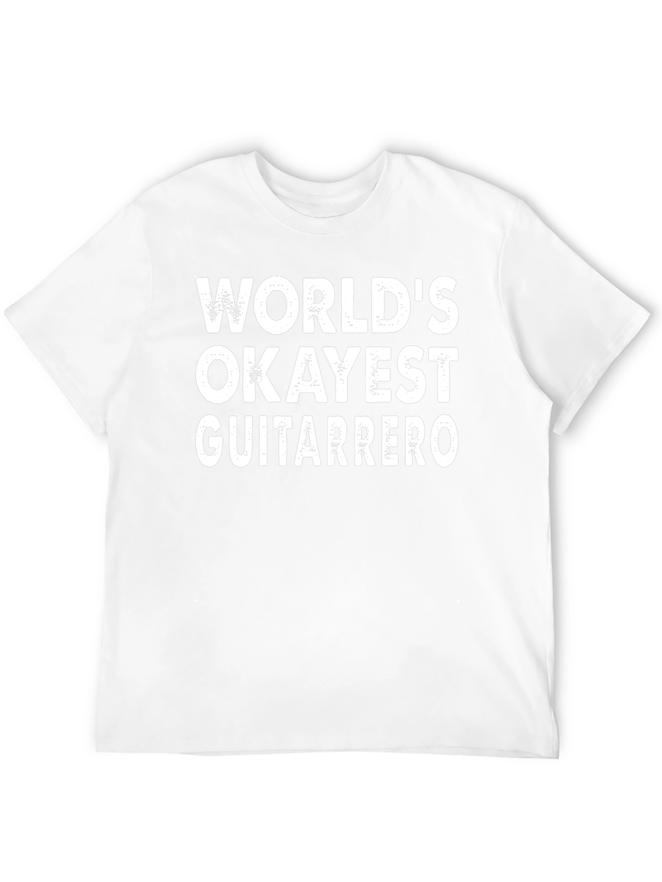 Worlds Okayest Guitarrero Black T-Shirt