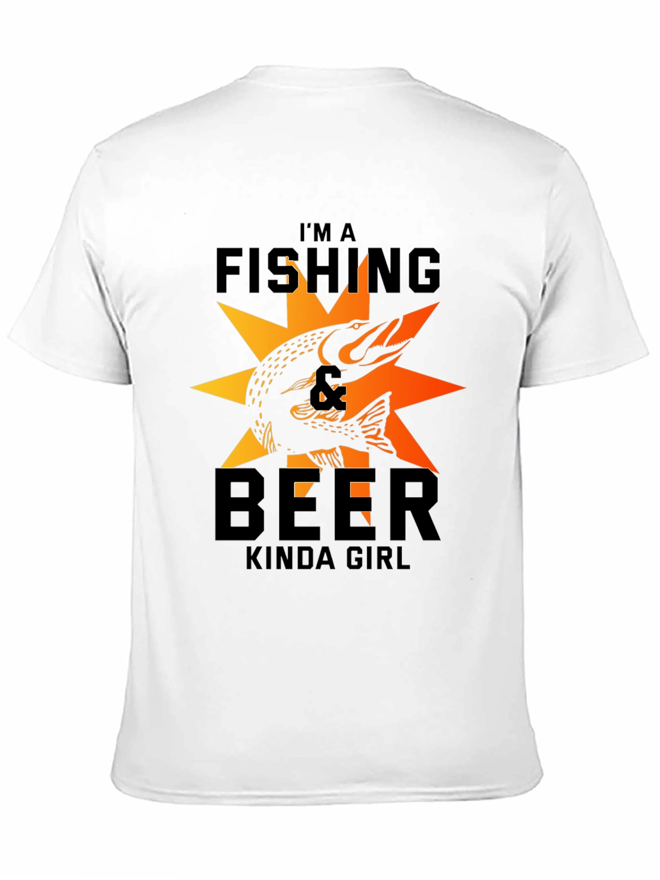 Fishing & Beer Kinda Girl Graphic Tee
