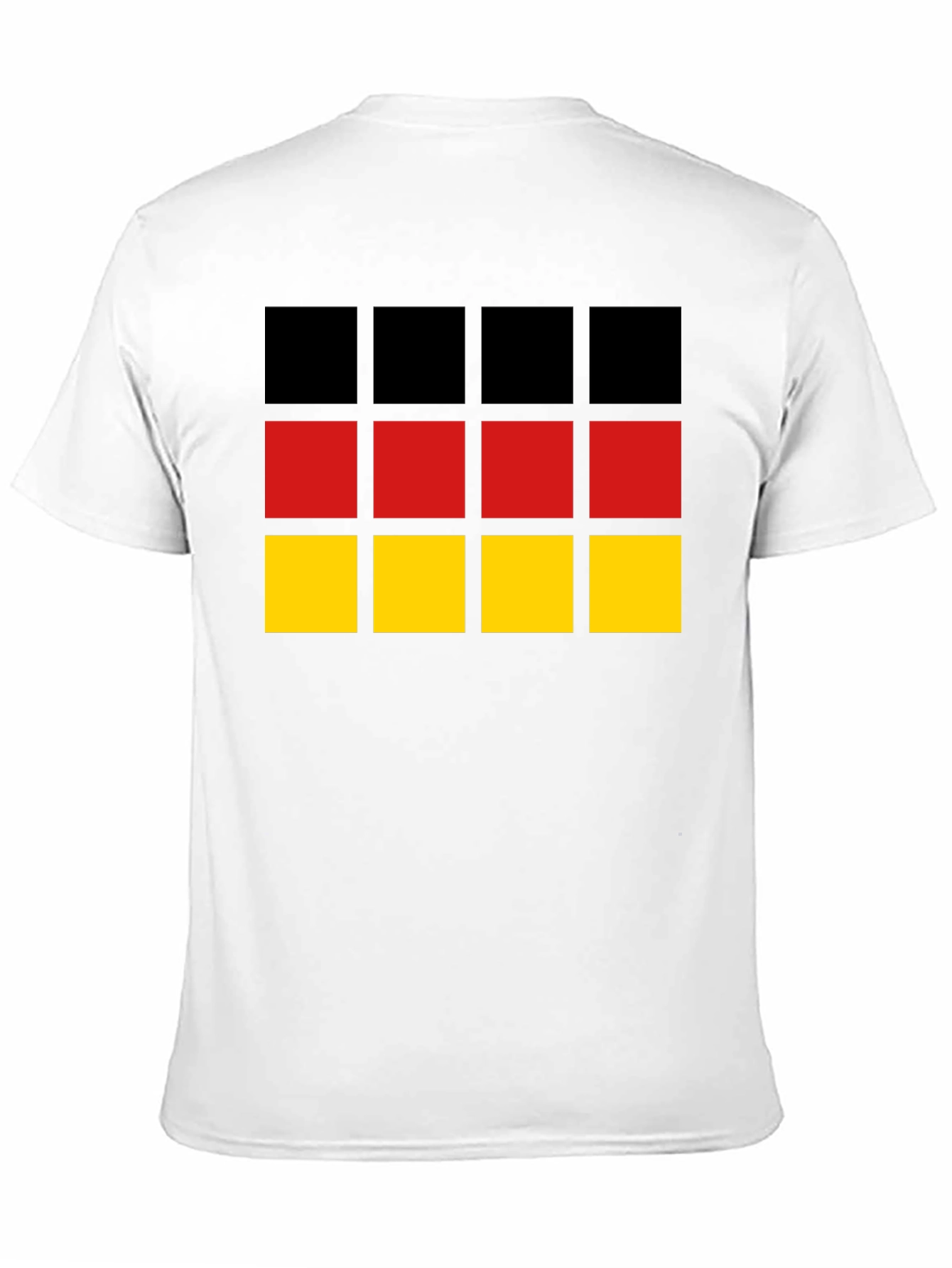 Germany Flag Graphic Tee - Black Cotton T-Shirt